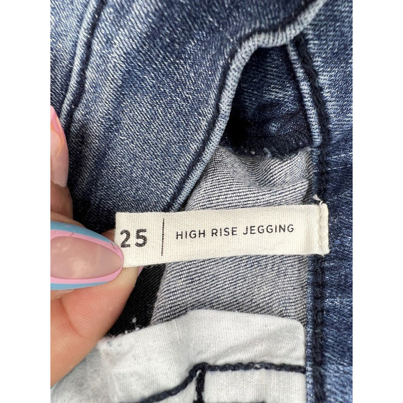 Womens PacSun Jegging Size 25 Distressed High Rise - Picture 4 of 13